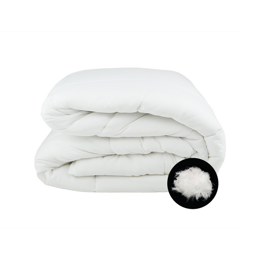 Relleno Nórdico de Plumón Alternativo Blanco Tamaño King 104x90in