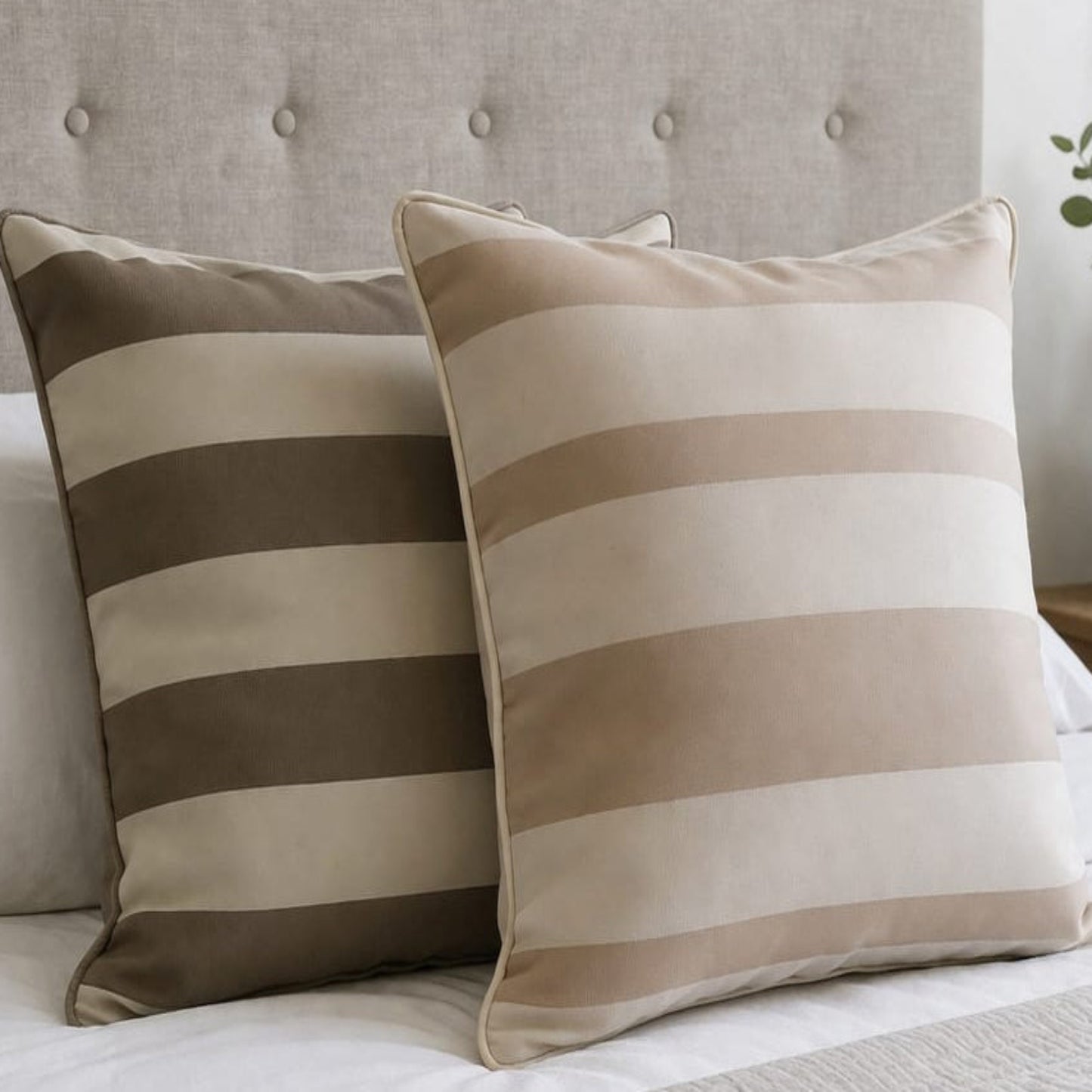 Cojín Decorativo Raya Neutra
