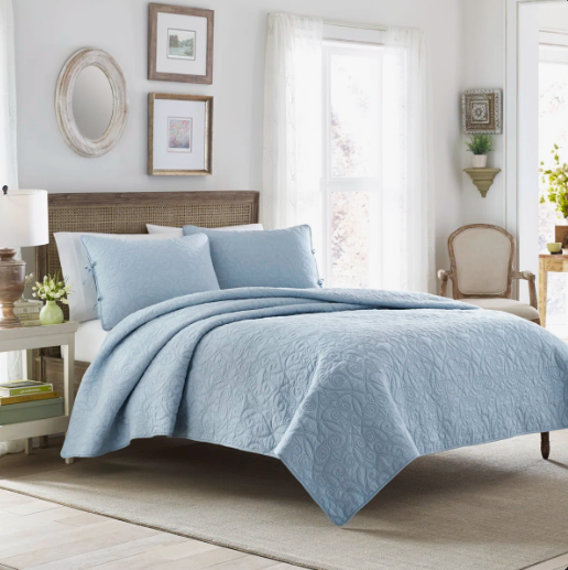 Quilt Set Laura Ashley Felicity Cotton Full/Queen