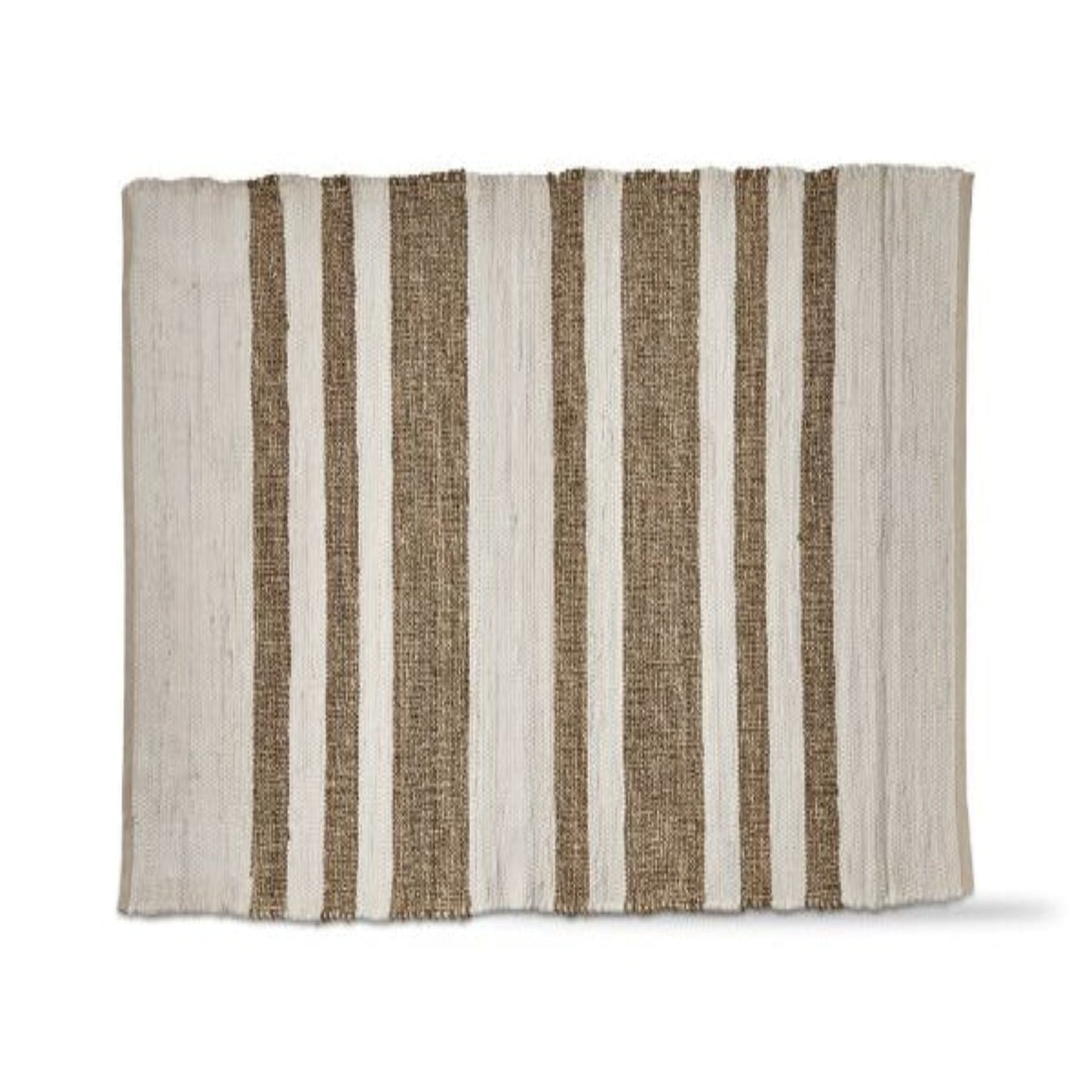 Alfombra de área RUG Tai Stripe Blanca 4X6 pies