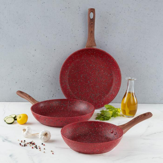 Sartén Monix Granite Rojo 26cm