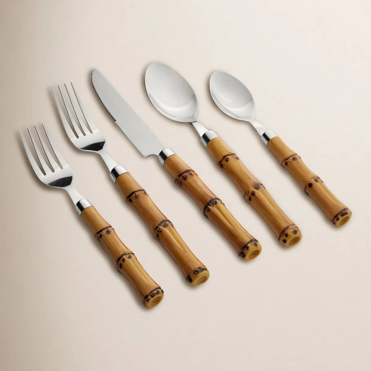 Bamboo Tableware Set 10pcs