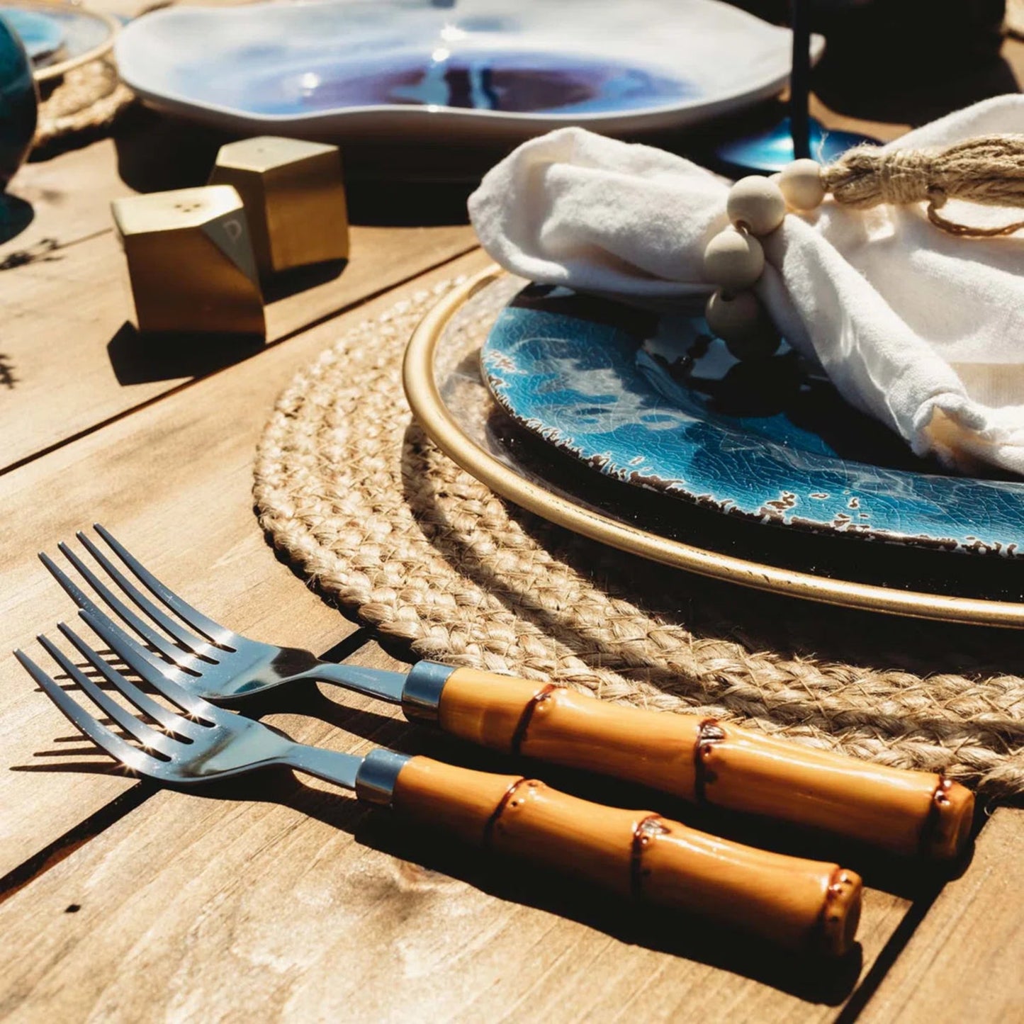 Bamboo Tableware Set 10pcs
