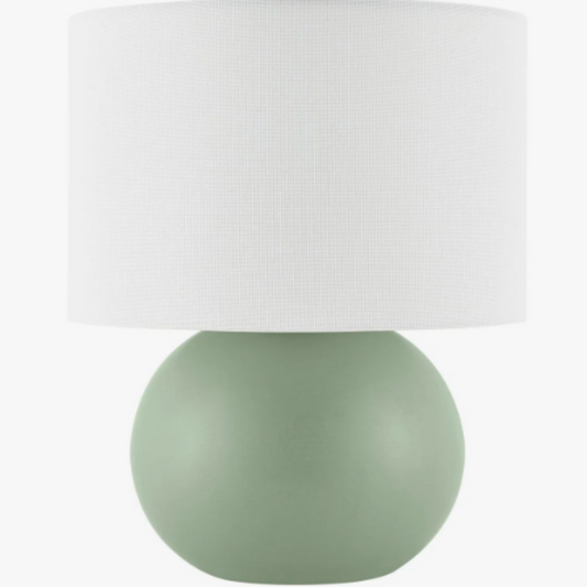 Lámpara de Mesa Pramit Verde Pálido 25cm