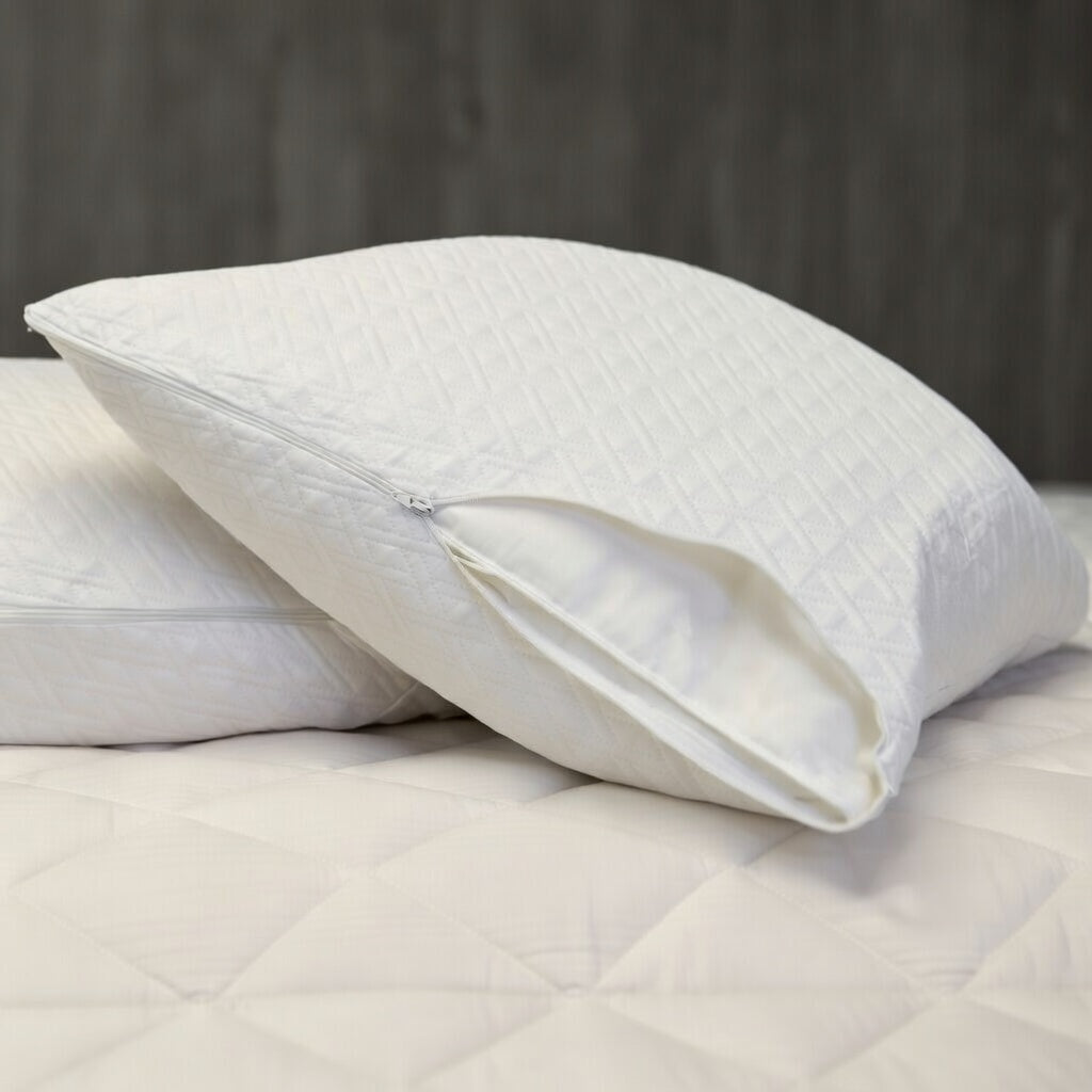 Protector de almohada impermeable de bambú tamaño King