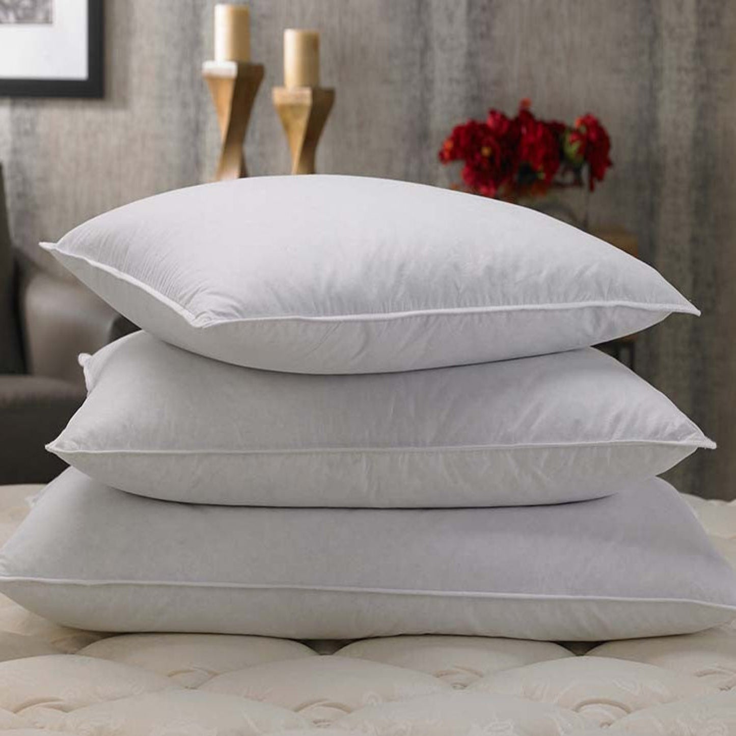 Almohada King Plumón/Plumas 20x36in
