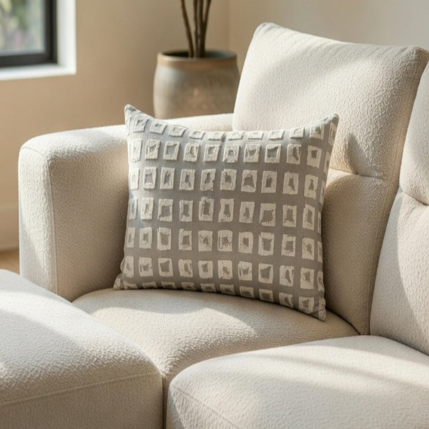 Cojín Decorativo Beige/Arena Pequeño