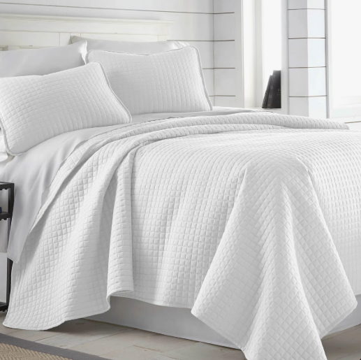 Colcha So Chic Blanca Twin 68X94in